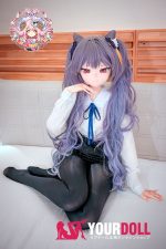 CroissantDoll(羊角社Doll) #B04 155cm 手描きメイク ビニール製のヘッド ホワイト肌 コスプレ系 魅惑 ラブドール - 画像 (5)