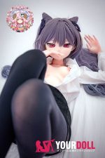 CroissantDoll(羊角社Doll) #B04 155cm 手描きメイク ビニール製のヘッド ホワイト肌 コスプレ系 魅惑 ラブドール - 画像 (4)
