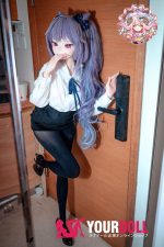 CroissantDoll(羊角社Doll) #B04 155cm 手描きメイク ビニール製のヘッド ホワイト肌 コスプレ系 魅惑 ラブドール - 画像 (6)