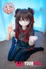 CroissantDoll(羊角社Doll) #B01 155cm デカールメイク ビニール製のヘッド ホワイト肌 コスプレ系 等身大 ラブドール