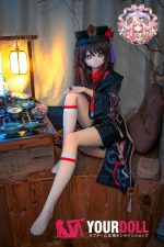 CroissantDoll(羊角社Doll) #B01 155cm デカールメイク ビニール製のヘッド ホワイト肌 コスプレ系 等身大 ラブドール - 画像 (4)