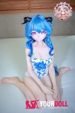 CroissantDoll(羊角社Doll) #B03 155cm-plus デカールメイク ビニール製のヘッド ホワイト肌 コスプレ系 愛嬌 ラブドール - 画像 (6)