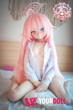 CroissantDoll(羊角社Doll) #B02 141cm 手描きメイク ビニール製のヘッド ホワイト肌 オッドアイ コスプレ系 同じ服購入可 ラブドール