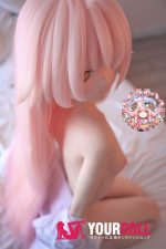 CroissantDoll(羊角社Doll) #B02 141cm 手描きメイク ビニール製のヘッド ホワイト肌 オッドアイ 同じ服購入可 ラブドール - 画像 (3)