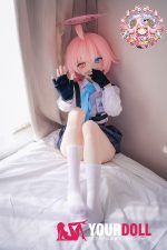 CroissantDoll(羊角社Doll) #B02 141cm 手描きメイク ビニール製のヘッド ホワイト肌 オッドアイ 同じ服購入可 ラブドール - 画像 (7)
