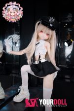 CroissantDoll(羊角社Doll) #B02 141cm 手描きメイク ビニール製のヘッド ホワイト肌 捜査官 コスプレ系 同じ服購入可 ラブドール - 画像 (2)