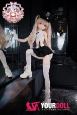 CroissantDoll(羊角社Doll) #B02 141cm 手描きメイク ビニール製のヘッド ホワイト肌 捜査官 コスプレ系 同じ服購入可 ラブドール - 画像 (12)
