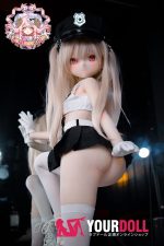 CroissantDoll(羊角社Doll) #B02 141cm 手描きメイク ビニール製のヘッド ホワイト肌 捜査官 コスプレ系 同じ服購入可 ラブドール - 画像 (4)
