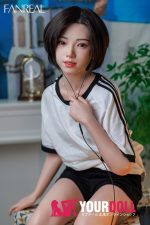 Fanreal Molly 153cm Bカップ 29kg Fair肌 フルシリコン 顎機能付き ショート 無邪気 ボーイッシュ ラブドール