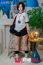 Fanreal Molly 153cm Bカップ 29kg Fair肌 フルシリコン 顎機能付き ショート 無邪気 ボーイッシュ ラブドール - 画像 (25)