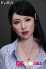 Fanreal Kimmy 155cm Fカップ 29kg Fair肌 フルシリコン リアルな肌質感付き 顎機能付き 高級 巨乳 美人姉 ラブドール 新品 - 画像 (4)