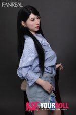 Fanreal Kimmy 155cm Fカップ 29kg Fair肌 フルシリコン リアルな肌質感付き 顎機能付き 高級 巨乳 美人姉 ラブドール 新品 - 画像 (8)