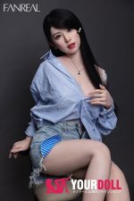 Fanreal Kimmy 155cm Fカップ 29kg Fair肌 フルシリコン リアルな肌質感付き 顎機能付き 高級 巨乳 美人姉 ラブドール 新品 - 画像 (7)