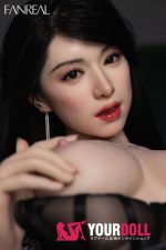 Fanreal Kimmy 155cm Fカップ 29kg Fair肌 フルシリコン リアルな肌質感付き 顎機能付き 巨乳 女教師 ラブドール - 画像 (8)