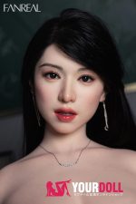 Fanreal Kimmy 155cm Fカップ 29kg Fair肌 フルシリコン リアルな肌質感付き 顎機能付き 巨乳 女教師 ラブドール - 画像 (6)