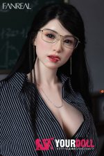 Fanreal Kimmy 155cm Fカップ 29kg Fair肌 フルシリコン リアルな肌質感付き 顎機能付き 巨乳 女教師 ラブドール