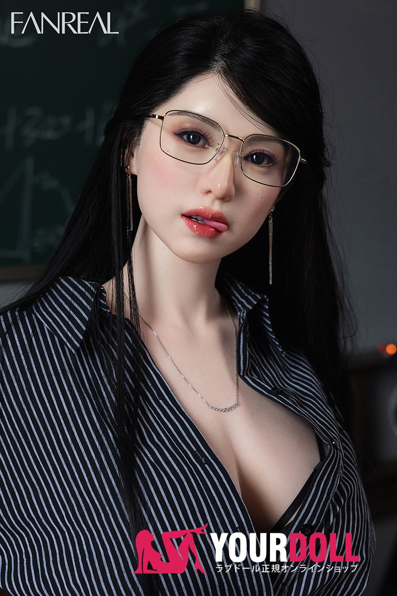 Fanreal Kimmy 155cm Fカップ 29kg Fair肌 フルシリコン リアルな肌質感付き 顎機能付き 巨乳 女教師 ラブドール - 画像 (1)
