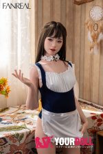 Fanreal Molly 153cm Bカップ 29kg Fair肌 フルシリコン 顎機能付き メイド ちっぱい ラブドール - 画像 (18)