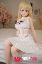 IROKEBIJIN Aiko 130cm-美乳 Eカップ S-TPE製 ボディ選択可  White肌 エロ 照れ顔 アニメドール