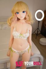 IROKEBIJIN Komachi 149cm Bカップ S-TPE製 ボディ選択可  White肌 綺麗 ブロンド アニメドール 新品 - 画像 (16)