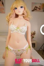 IROKEBIJIN Komachi 149cm Bカップ S-TPE製 ボディ選択可  White肌 綺麗 ブロンド アニメドール 新品 - 画像 (8)