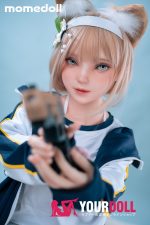 Momedoll 多希(Taki) #MSH051A-B 148cm Cカップ フルシリコン ノーマル肌 リアルな肌質感付き 雀斑メイク 無邪気 ラブドール - 画像 (4)