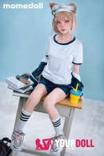 Momedoll 多希(Taki) #MSH051A-B 148cm Cカップ フルシリコン ノーマル肌 リアルな肌質感付き 雀斑メイク 無邪気 ラブドール - 画像 (9)