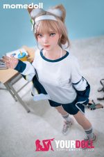 Momedoll 多希(Taki) #MSH051A-B 148cm Cカップ フルシリコン ノーマル肌 リアルな肌質感付き 雀斑メイク 無邪気 ラブドール - 画像 (7)