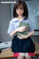 Momo 絵菜 H010-A 132cm Aカップ ノーマル肌 かわいい 妊娠腹 無邪気 ラブドール - 画像 (5)