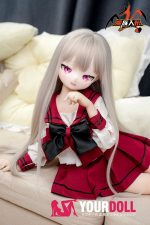 MOZU 奈奈 85cm 小胸 6kg 画像通りの仕様 デカールメイク Aシリーズ ビニールヘッド+TPEボディ いたずらっ子 セーラー服付き フィギュア お買い得 - 画像 (4)
