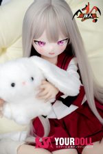 MOZU 奈奈 85cm 小胸 6kg 画像通りの仕様 デカールメイク Aシリーズ ビニールヘッド+TPEボディ いたずらっ子 セーラー服付き フィギュア お買い得 - 画像 (3)