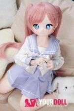 MOZU 卷卷 85cm 大胸 6kg 画像通りの仕様 デカールメイク Aシリーズ ビニールヘッド+TPEボディ 癒し セーラー服付き フィギュア お買い得 - 画像 (2)