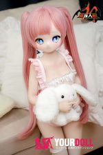 MOZU 卷卷 85cm 大胸 6kg 画像通りの仕様 デカールメイク Aシリーズ ビニールヘッド+TPEボディ 萌え ピンクのワンピース付き フィギュア お買い得 - 画像 (5)