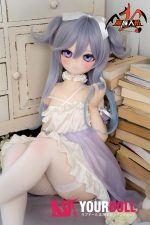 MOZU 依依 121cm 小胸 15kg 画像と同じ仕様 ビニールヘッド+TPEボディ エルフ耳 SRシリーズ ラブドール 新品 お買い得 - 画像 (4)