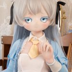 MOZU 蓝莓 小胸 141cm 画像通りの仕様付き ビニール製のヘッド+TPEボディ クーデレ SSRシリーズ メイド ラブドール 新品