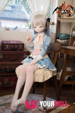 MOZU 蓝莓 小胸 141cm 画像通りの仕様付き ビニール製のヘッド+TPEボディ クーデレ SSRシリーズ メイド ラブドール 新品 - 画像 (7)