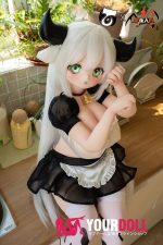 MOZU 图图 121cm 巨乳 15kg 画像と同じ仕様 ビニールヘッド+TPEボディ SSRシリーズ 乳牛 メイド 正規コラボ ラブドール 新品 - 画像 (11)