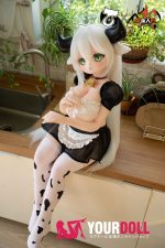 MOZU 图图 121cm 巨乳 15kg 画像と同じ仕様 ビニールヘッド+TPEボディ SSRシリーズ 乳牛 メイド 正規コラボ ラブドール 新品 - 画像 (13)