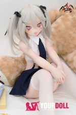 MOZU 莉音 121cm 小胸 15kg 画像と同じ仕様 ビニールヘッド+TPEボディ SRシリーズ 舌出し エッチ 3Dの口 ラブドール 新品 お買い得 - 画像 (6)