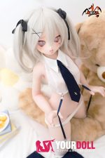 MOZU 莉音 121cm 小胸 15kg 画像と同じ仕様 ビニールヘッド+TPEボディ SRシリーズ 舌出し エッチ 3Dの口 ラブドール 新品 お買い得 - 画像 (2)