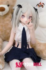 MOZU 莉音 121cm 小胸 15kg 画像と同じ仕様 ビニールヘッド+TPEボディ SRシリーズ 舌出し エッチ 3Dの口 ラブドール 新品 お買い得