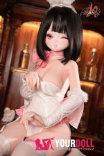 MOZU 綺良 141cm 大胸 画像通りの仕様付き ビニール製のヘッド+TPEボディ 愛嬌 ウインク SSRシリーズ バニーガール アニメドール 新品 - 画像 (3)