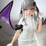 Otaku Doll 65cm 3KG 1穴あり ビニール製のヘッド+シリコンボディ 画像通りの服付き ナースプレイ ハート目 エルフ耳 オナホール