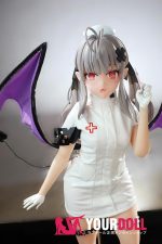 Otaku Doll 65cm 3KG 1穴あり ビニール製のヘッド+シリコンボディ 画像通りの服付き ナースプレイ ハート目 エルフ耳 オナホール