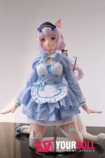 Otaku Doll 65cm 3KG 1穴あり ビニール製のヘッド+シリコンボディ 画像通りの服x2付き 猫娘 オナホール - 画像 (10)