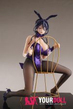 Otaku Doll 65cm 3KG 1穴あり ビニール製のヘッド+シリコンボディ 画像通りの服付き バニーガール 美人姉 オナホール - 画像 (6)