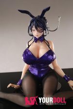 Otaku Doll 65cm 3KG 1穴あり ビニール製のヘッド+シリコンボディ 画像通りの服付き バニーガール 美人姉 オナホール - 画像 (8)
