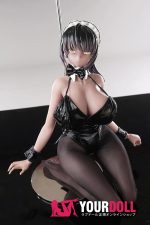 Otaku Doll 65cm 3KG 1穴あり ビニール製のヘッド+シリコンボディ 三種類の顔あり 画像通りの服付き バニーガール セクシー オナホール - 画像 (4)