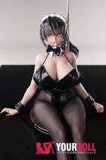 Otaku Doll 65cm 3KG 1穴あり ビニール製のヘッド+シリコンボディ 三種類の顔あり 画像通りの服付き バニーガール セクシー オナホール - 画像 (9)