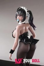 Otaku Doll 65cm 3KG 1穴あり ビニール製のヘッド+シリコンボディ 三種類の顔あり 画像通りの服付き バニーガール セクシー オナホール - 画像 (6)